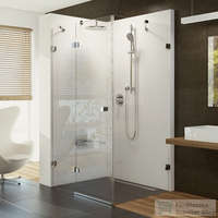 Ravak Ravak BRILLIANT BSDPS-90 90x90 cm-es balos nyílóajtós zuhanykabin zsanér,fogantyú,merevítő (B-SET) nélkül,króm+transparent,0UL77A00Z1