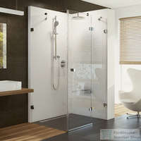 Ravak Ravak BRILLIANT BSDPS-90 90x90 cm-es jobbos nyílóajtós zuhanykabin zsanér,fogantyú,merevítő (B-SET) nélkül,króm+transparent,0UP77A00Z1