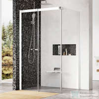 Ravak Ravak MATRIX MSDPS-100/80 B 100x80 cm-es balos tolóajtós zuhanykabin,Fehér+transparent 0WLA4100Z1