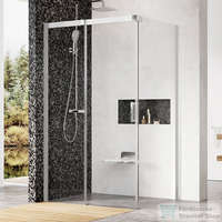 Ravak Ravak MATRIX MSDPS-100/80 B 100x80 cm-es balos tolóajtós zuhanykabin,Szatén+transparent 0WLA4U00Z1