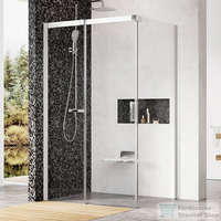 Ravak Ravak MATRIX MSDPS-100/100 B 100x100 cm-es balos tolóajtós zuhanykabin,Króm+transparent 0WLAAC00Z1