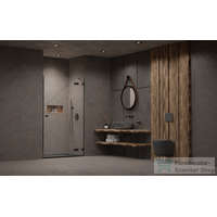 Radaway Radaway Essenza Pro DWJ 120 zuhanyajtó, szálcsiszolt fegyvermetál, jobbos 10099120-92-01R