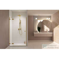 Radaway Radaway Essenza Pro DWJ 120 zuhanyajtó, szálcsiszolt arany, balos 10099120-99-01L