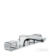 Hansgrohe Hansgrohe AXOR URQUIOLA 3-lyukú mosdócsaptelep DN15 dekorlappal , automata leeresztővel, króm 11040000