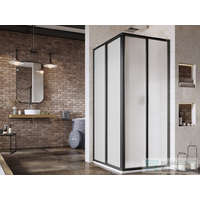 Ravak Ravak SUPERNOVA SRV2+SRV2 75x100 cm-es tolóajtós,sarokbelépős zuhanykabin,fekete/pearl 14V303O211SET75100