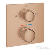 Grohe Grohe ALLURE falsík alatti termosztátos csaptelep 2 fogyasztóhoz,Brushed Warm Sunset 19446DL2