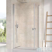 Ravak Ravak CHROME CRV1-90 90 cm-es nyíló zuhanyajtó (csak az egyik oldal),Szatén+transparent 1QV70U01Z1