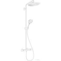 Hansgrohe Hansgrohe CROMA SELECT S Showerpipe 280 1jet termosztátos zuhanyrendszer, 3jet kézizuhannyal,matt fehér 26890700