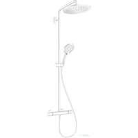 Hansgrohe Hansgrohe Croma Select S Showerpipe 280 1jet EcoSmart 9 l/perc termosztátos zuhanyrendszer, matt fehér 26891700