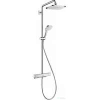 Hansgrohe Hansgrohe CROMA E Showerpipe Ecosmart 280, 1 jet, termosztátos zuhanyrendszer, króm 27660000