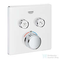Grohe GROHE Grohtherm SmartControl termosztátos színkészlet 2 fogyasztóra, hold fehér 29156LS0