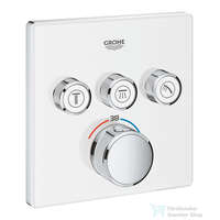 Grohe GROHE Grohtherm SmartControl termosztátos színkészlet, fehér üveg 29157LS0