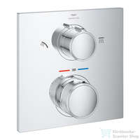 Grohe Grohe ALLURE falsík alatti termosztátos csaptelep 2 fogyasztóhoz,Króm 29181002