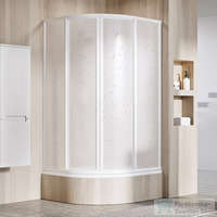 Ravak Ravak SUPERNOVA SKCP4-90 Sabina 90x90x170 cm-es negyedköríves tolóajtós zuhanykabin,Fehér+Pearl 31177V10011