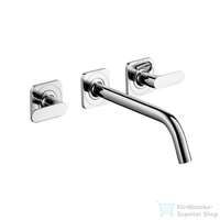 Hansgrohe Hansgrohe AXOR Citterio M 3-lyukú, falsík alatti mosdócsaptelep takarórozettákkal és hosszú kifolyóval DN15, króm 34315000