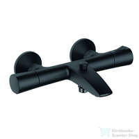 Kludi Kludi ZENTA SL termosztátos kádtöltő és zuhany csaptelep, matt fekete 351013938