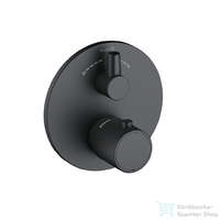 Kludi Kludi ZENTA SL falsík alatti termosztátos csaptelep, 2 funkciós, matt fekete 388103945