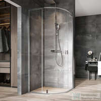 Ravak Ravak Nexty NSKK3-90 90x90x195 cm-es íves zuhanykabin nyíló ajtóval,Króm/Transparent,3O677C00Z1