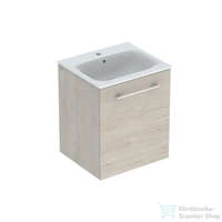 Geberit Geberit SELNOVA SQUARE 55x50,2 cm-es mosdó és 1 ajtós alsószekrény kombináció,világos hikoridió 501.251.00.1