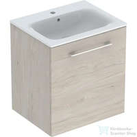 Geberit Geberit SELNOVA SQUARE 60x50,2 cm-es mosdó és 1 ajtós alsószekrény kombináció,világos hikoridió 501.255.00.1