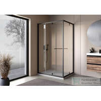 Kolpa San Kolpa San STELLAR UNI 120x80 tolóajtós zuhanykabin, matt fekete 518830