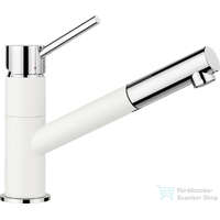 Blanco Blanco Kano-S kihúzható fejes konyhai csaptelep silgránit fehér/króm 525040