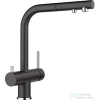 Blanco BLANCO FONTAS-S II Silgranit-Look kihúzhatófejes mosogató csaptelep, fekete 526158