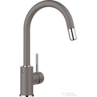 Blanco Blanco Mida-S Silgránit-Look kihúzhatófejes mosogató csaptelep, vulkánszürke 526967