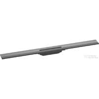 Hansgrohe Hansgrohe RainDrain Flex zuhanyfolyóka színkészlet fali illesztéshez 900 mm, méretre vágható,szálcsiszolt fekete/króm 56052340