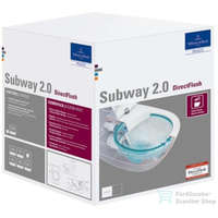 Villeroy &amp; Boch Villeroy & Boch Subway 2.0 Rimless fali wc kombipack Soft close ülőkével CeramicPlus bevonattal 5614 R2 R1 ( 5614R2R1 )