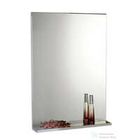 Aqualine AQUALINE BETA tükör polccal, 50x70x12cm, fehér 57396
