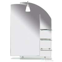 Aqualine AQUALINE WEGA Tükör polccal, 65x90cm (65028)
