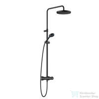 Kludi Kludi LOGO Thermostat Dual shower system, matt fekete 6808239-00