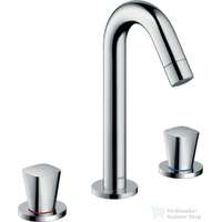 Hansgrohe Hansgrohe LOGIS 150 3 üléses mosdócsaptelep automata leeresztővel, króm 71133000