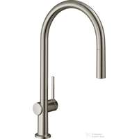 Hansgrohe Hansgrohe TALIS M54 kihúzható fejes 1 jet mosogató csaptelep 210, nemesacél felület 72802800