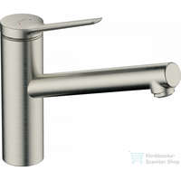 Hansgrohe Hansgrohe ZESIS M33 egykaros mosogató csaptelep 140, 1 jet, nemesacél felület 74802800