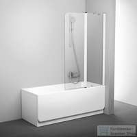 Ravak Ravak CHROME CVS2-100 100 cm-es jobbos kádparaván, fehér+transparent 7QRA0100Z1