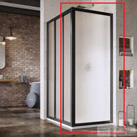 Ravak Ravak SUPERNOVA APSS-80 80 cm-es fix oldalfal, fekete+grape,940403R2ZG