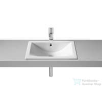 Roca Roca Diverta 50x38 cm-es pultba építhető porcelán mosdó csaplyuk nélkül,fehér A327114000