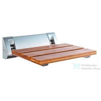 Aqualine AQUALINE felhajtható zuhanyülőke, 32x23cm, max:160kg, bambusz AE236