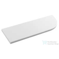 Sapho Sapho ABELINE rockstone sarokpolc, 300x12x100mm, matt fehér (AE300-0101)