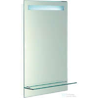 Aqualine AQUALINE LED tükör világítással, üveg polc, billenő kapcsoló, 50x80cm ATH52