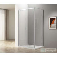 Aqualine UGGA tolóajtó oldalfallal, 1200x900mm, transzparent üveg (ATS120-02)