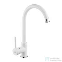 Deante Deante Milin álló mosogató csaptelep fehér, BEU W62M