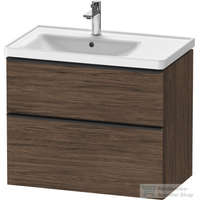 Duravit Duravit D-NEO 784x452 mm-es 2 fiókos függesztett szekrény 236980XXX mosdóhoz,Walnut Dark Decor DE435702121