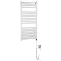 Aqualine AQUALINE TONDI-E elektromos fürdőszobai radiátor, 450x970 mm, 300W, fehér (DE450T)