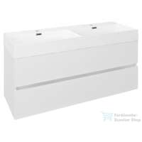 Sapho Sapho ODETTA mosdótartó szekrény, 118x50x43,5cm, fényes fehér (DT120-3030)