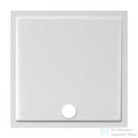Jika Jika PADANA 80x80 cm-es szögletes öntöttmárvány zuhanytálca szifon nélkül, matt fehér H2119310000001