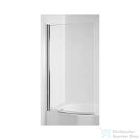 Jika Jika TIGO 80x150 cm-es kádparaván Jika Perla bevonattal, fényes ezüst színű profillal, H2562130026681