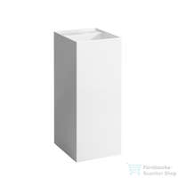 Laufen Laufen Kartell By Laufen szabadon álló mosdó csaplyuk és túlfolyó nélkül,speciális rejtett lefolyóval,matt fehér H8113317571121